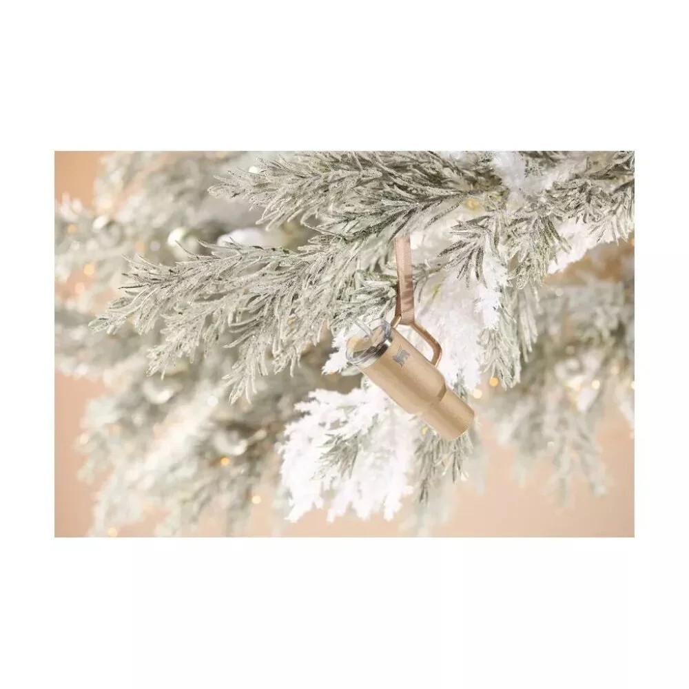 Stanley Water Bottle Keychain Christmas Tree Ornament Honey Talks